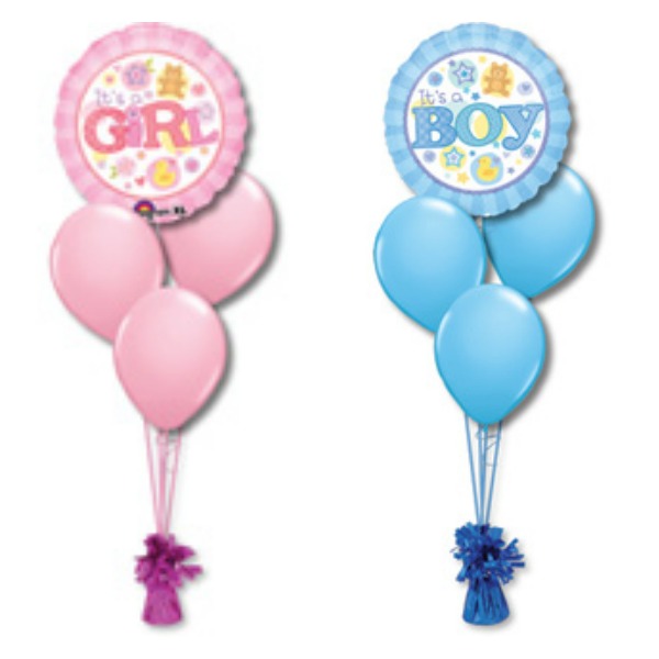  buchet baloane pentru nou nascuti